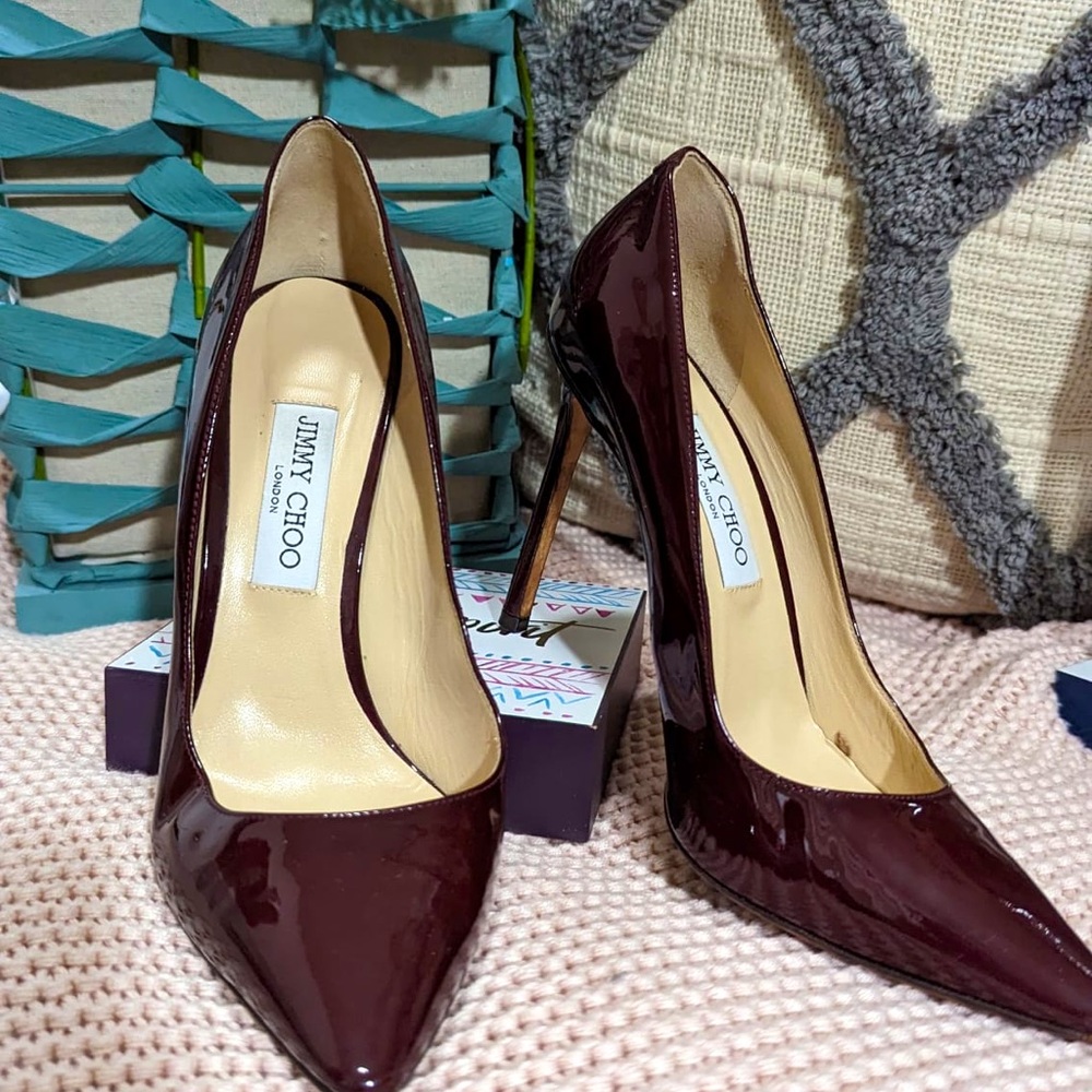 Jimmy Choo Patent Leather Pumps, 41